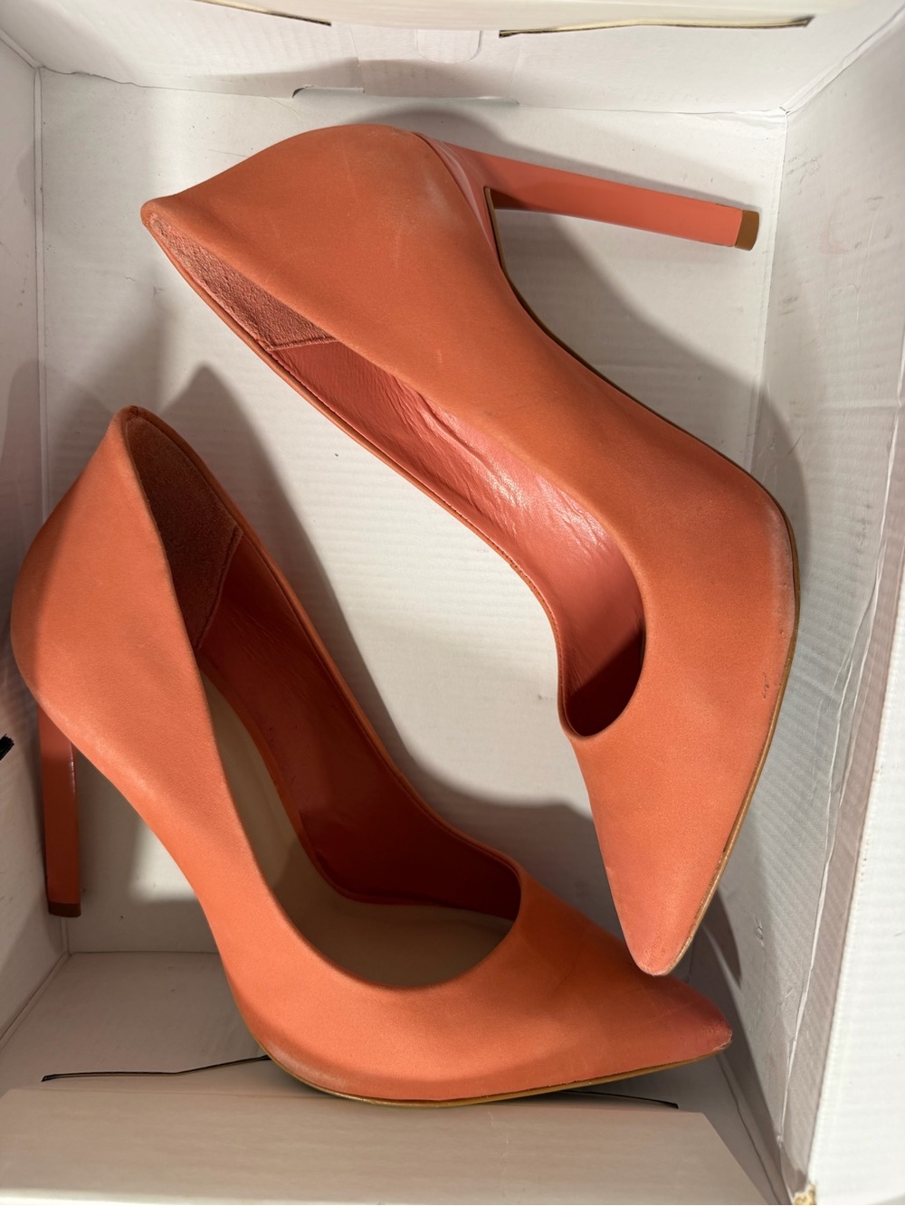 ALDO Women's Orange Pointed-Toe Stiletto Pumps KENNEDI